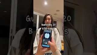 Guessing 20 BTS songs after 1 second