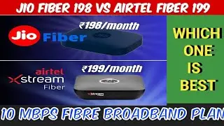 Jio Fiber vs Airtel Fiber - Best Broadband Plan Under Rs 200?🔥🔥