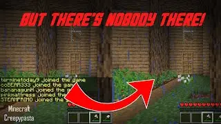 If You See People Join Your Server but You Never See Them, DELETE YOUR SERVER! Minecraft Creepypasta