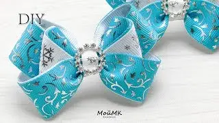 DIY Christmas Hair Bows Tutorial 🎀
