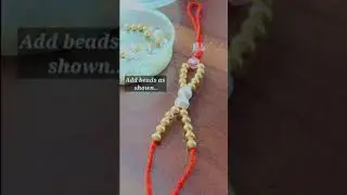 DIY Rakhi making at home || easy Rakhi || handmade || Happy rakshabandhan|| @limitlesslearning306