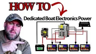 Simple Dedicated Boat Electronics Power with Garmin LiveScope & Echomap 106 Ultra