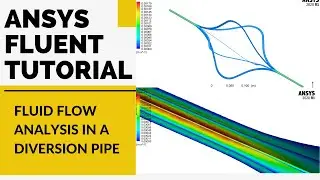 Flow Analysis in a Diversion Pipe | Fluid Flow Analysis in ANSYS CFD | ANSYS Fluent Tutorial | CFD