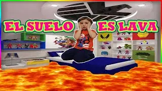 🌋 El SUELO es LAVA con The Blonders/ El PISO es LAVA/ The FLOOR is LAVA Spanish/ El suelo tiene Lava