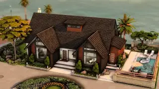 Single Story Modern Family House | The Sims 4  Speed Build | No CC