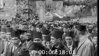 ZİYA GÖKALP CENAZE TÖRENİ İSTANBUL 1924