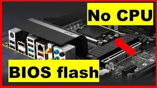 How to Flash Bios without a CPU, MSI Z690-A Pro DDR4 WiFi Motherboard