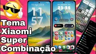 Personalização Tema Xiaomi Ícones 3D e Central de Controle HyperOs @CiclopeTech