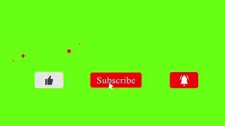 Like,Subscribe & Bell icon Youtube Animated Green Screen bottom||No Copyright||It's AMB