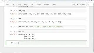 003 Numpy Operations   Part One