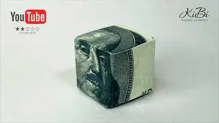 Paper Cube - Dollar bill Origami | DIY Paper Craft Ideas