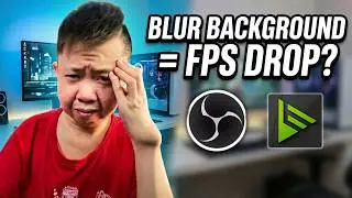 OBS Background Blur vs NVIDIA Broadcast | Real FPS Test Results