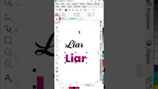 #shorts how To Copy Properties Of Text In Coreldraw | #shorts text in CorelDraw