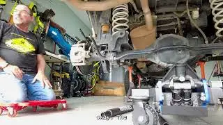 Upgraded Rock Krawler Rear Triangulated Rear Power Brake ARB Diff Cover  on 2021 Jeep Gladiator JT