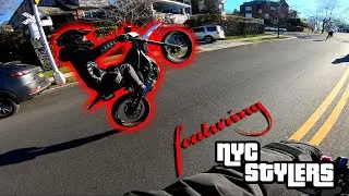 Surron NYC - Epic NYC Stylers Group Ride to Coney Island: Bike Skills and Shenanigans! 🏍️💨