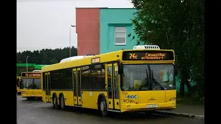 Автобус Минска МАЗ-107.485,гос.№ АС 3429-7,марш.27 (22.03.2021)