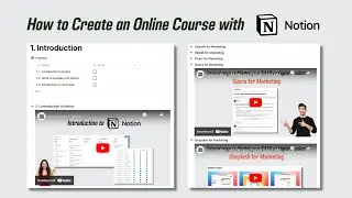 How to Create an Online Course with Notion