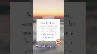 bella noche para todos nuestros 