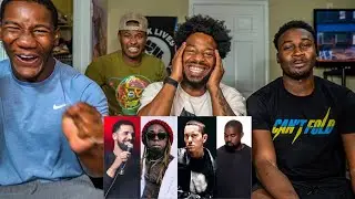 Eminem, Drake, Kanye West and Lil Wayne 
