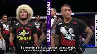 UFC242 Khabib-Nurmagomedov и Dustin Poirier после боя
