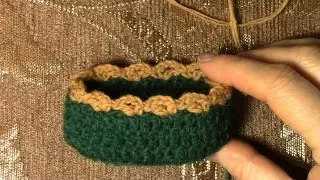 Обвязка края крючком