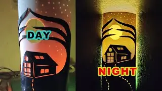 How To Make Wall Hanging Lamp from PVC Pipe | Wall Decoration Ideas | DIY Crafts small business Idea