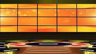 Entertainment TV Studio Set 06-Virtual Green Screen Background Loop