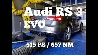 Audi RS3 Dyno Software Wagner Ladeluftkühler Down Pipe Tuning
