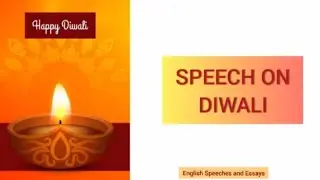 Short Speech on Diwali in english | Speech on Diwali for kids | Short essay of Diwali | Deepawali