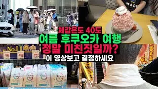 여름 후쿠오카 여행 정말 미친짓일까? 펄펄 끓는 날씨 직접 체험해봤습니다 🥵