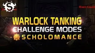 Warlock Tanking Challenge Modes (Gold) - Scholomance