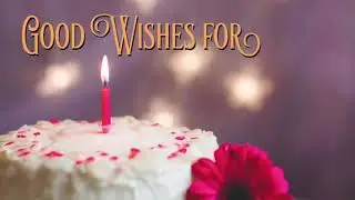 Happy birthday invitation video background |