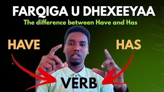 FARQIGA U DHEXEEYAA HAVE & HAS | THE DIFFERENCE BETWEEN HAVE & HAS. | 