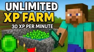 Infinite XP farm for Bedrock/Mcpe | Minecraft 1.21+