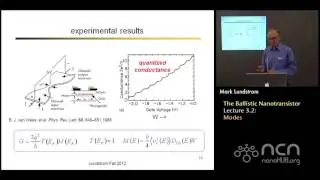 nanoHUB-U Nanoscale Transistors L3.2: The Ballistic Nanotransistor - Modes