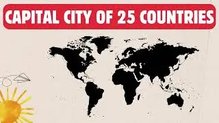Countries and their Capital | 25 country's capitals| guess and learn challenge