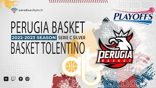 The 2023 Serie C Silver Playoffs - Round 2 - Game 1 - Perugia Basket vs. Basket Tolentino