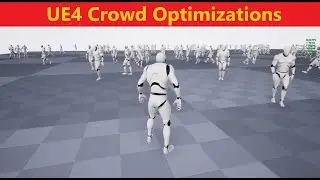 UE4 Crowd Optimizations(150+ NPC Character simulating in Scene)  UE4Tuts For You