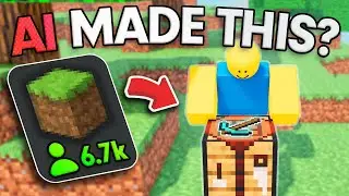 Can AI Recreate MINECRAFT In Roblox?