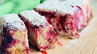 Diet cottage cheese cake “with the taste of summer” without sugar, without flour