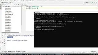 PyCharm works but not Command Window