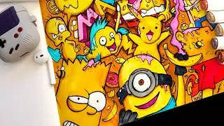 Color all My Favorite Yellow Characters