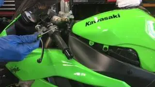 How to Remove Kawasaki ZX6R 2009/2010 Front Fairings pt. 1