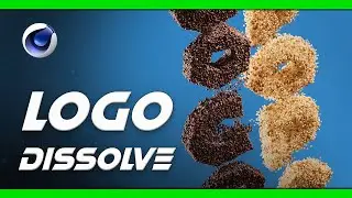 Particles Logo Dissolve in Cinema 4D | Tutorial