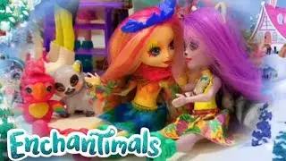 Куклы Энчантималс на 🌟 Шоу Сияющих звёзд 🌟 в ❄️ Снежной Долине ❄️ Royal Enchantimals 👑