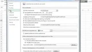 Set a default save location