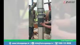 Falcon V8/V10 Borewell Submersible Pumpset Installation