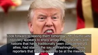 Is The President Above The Law? Top EU figure Trump is Undermining World Order the US Created