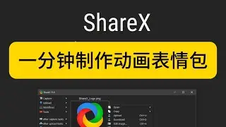 制作Gif动画表情包，视频变动画 ｜ 利用Sharex制作Gif表情包