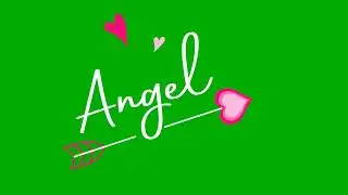 Neon Angle Green Screen video, Animated 4k video